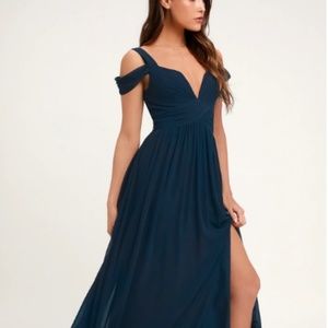 Navy Blue Gown
